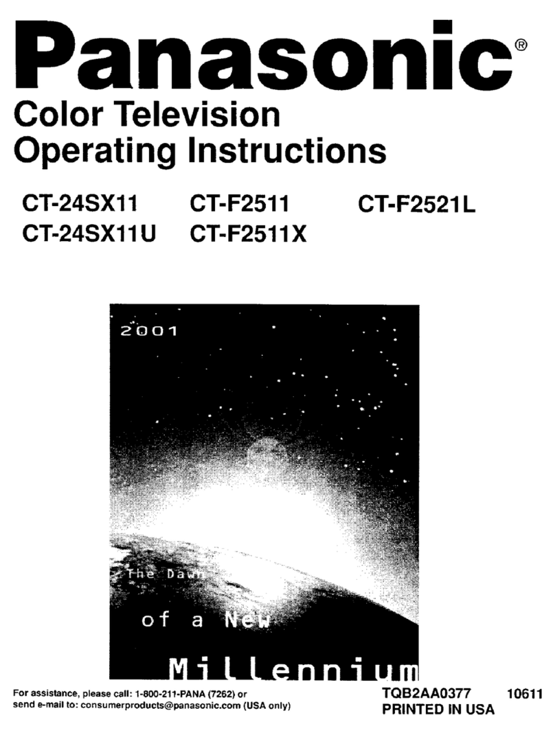 Panasonic CT-24SX11U User manual