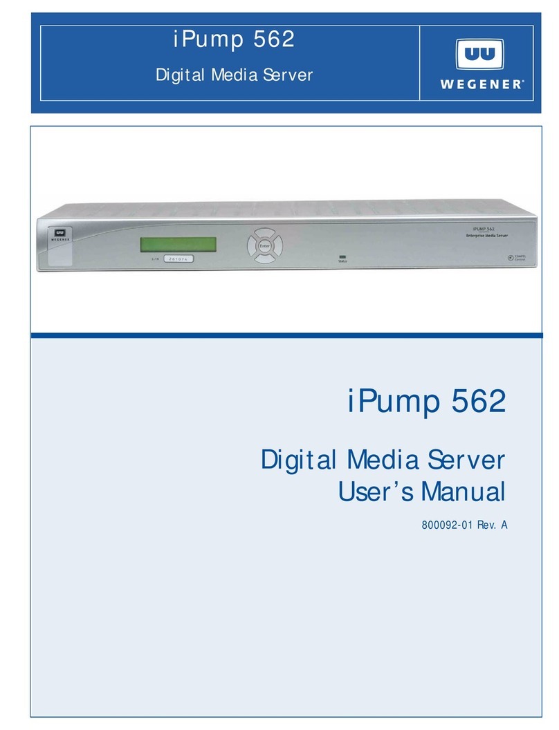 Wegener iPump 562 user manual