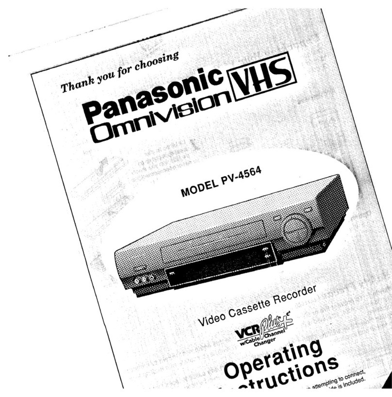 Panasonic Omnivision VHS PV-4564 User manual