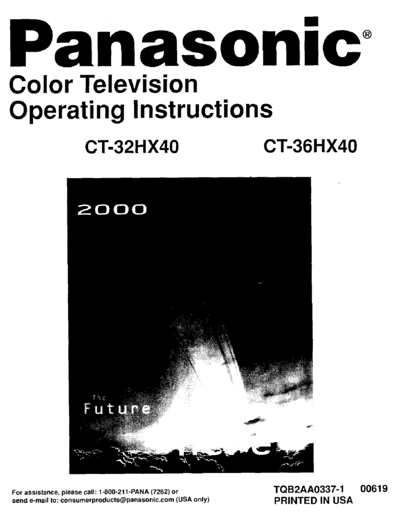 Panasonic CT-36HX40 User manual