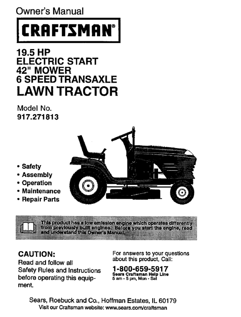 Craftsman 917.271813 User manual Craftsman 917.271813 User manual
