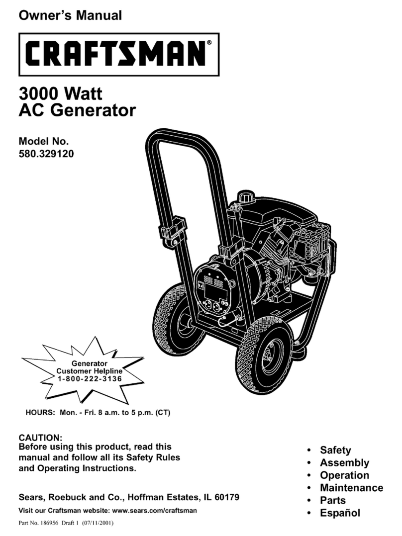 Craftsman 580.329120 User manual