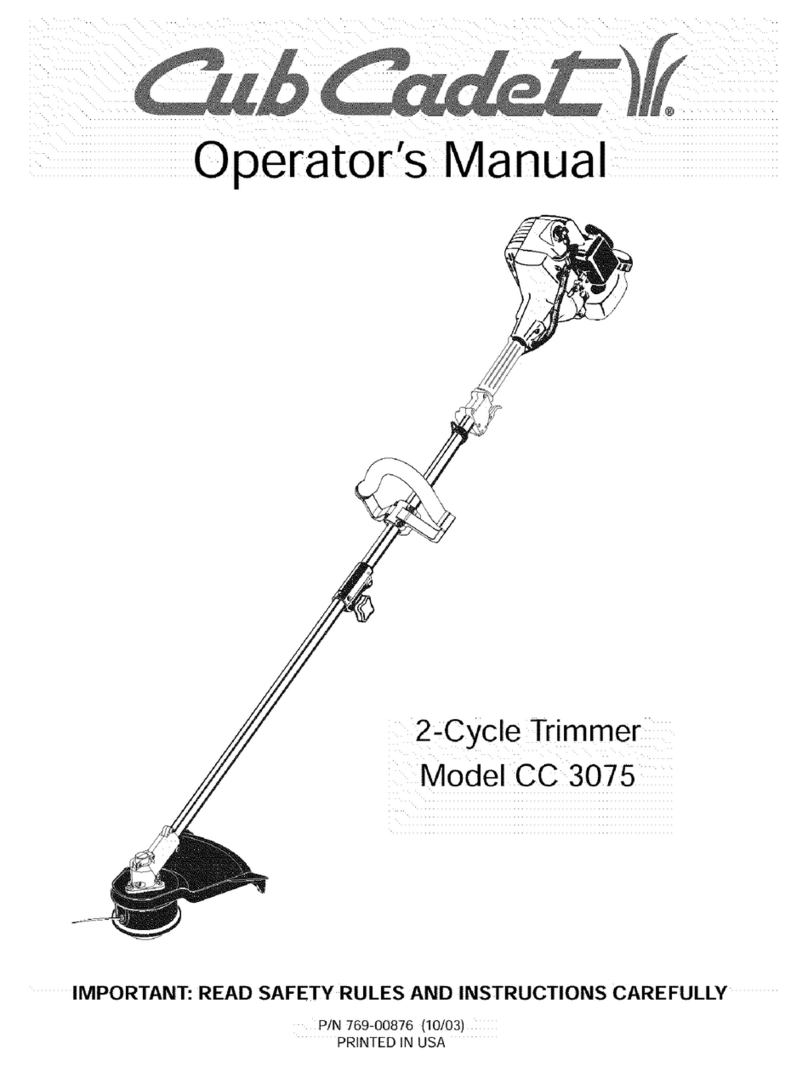 Cub Cadet CC 3075 User manual