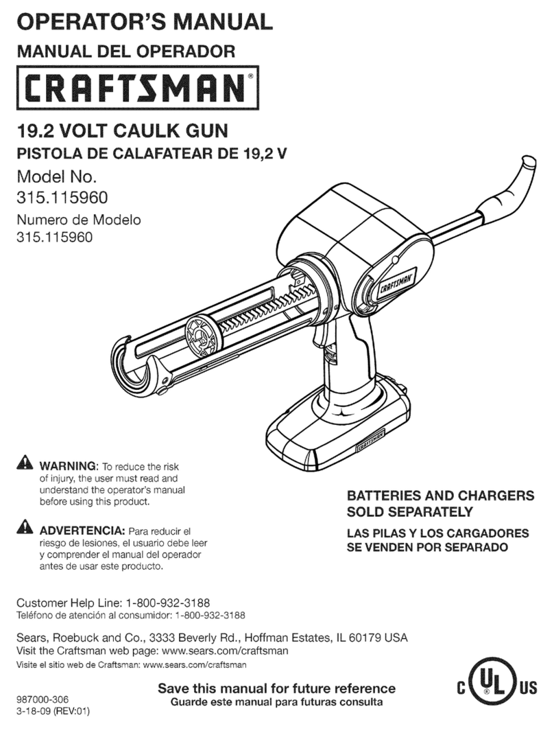 Craftsman 315.115960 Operator's manual