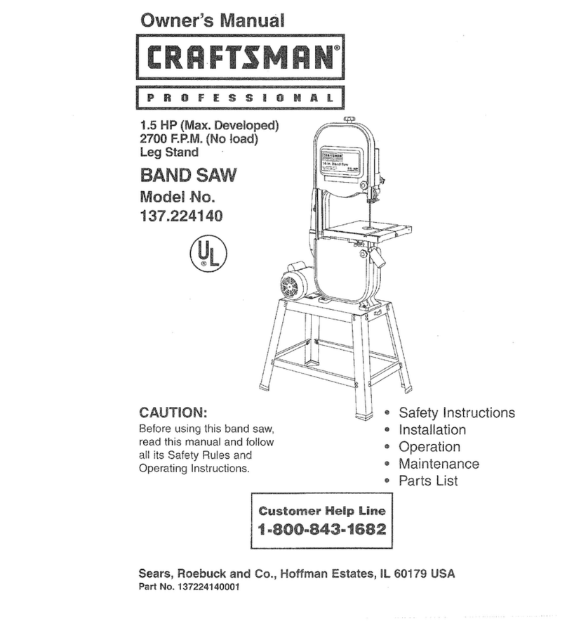 Craftsman 137.224140 owner's manual