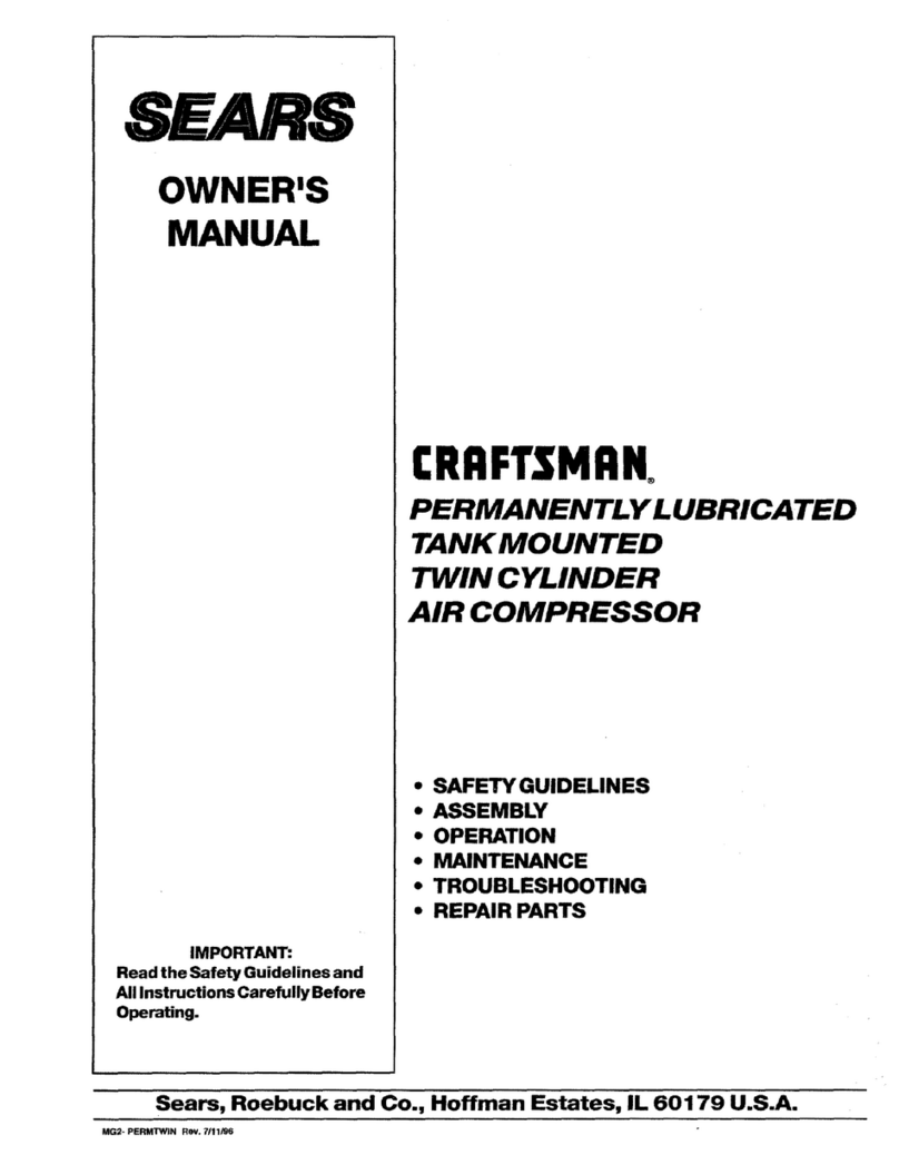 Craftsman Air compressor User manual