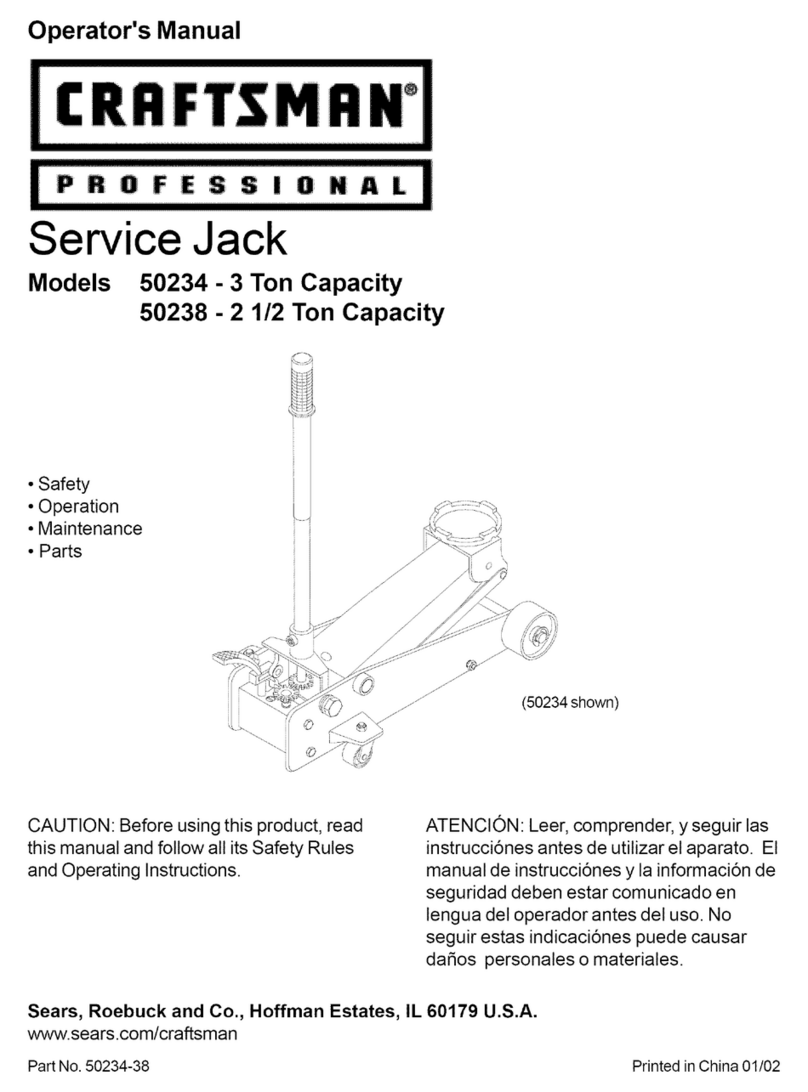 Craftsman 50234 User manual