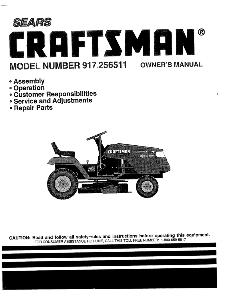 Craftsman 917.256511 owner's manual