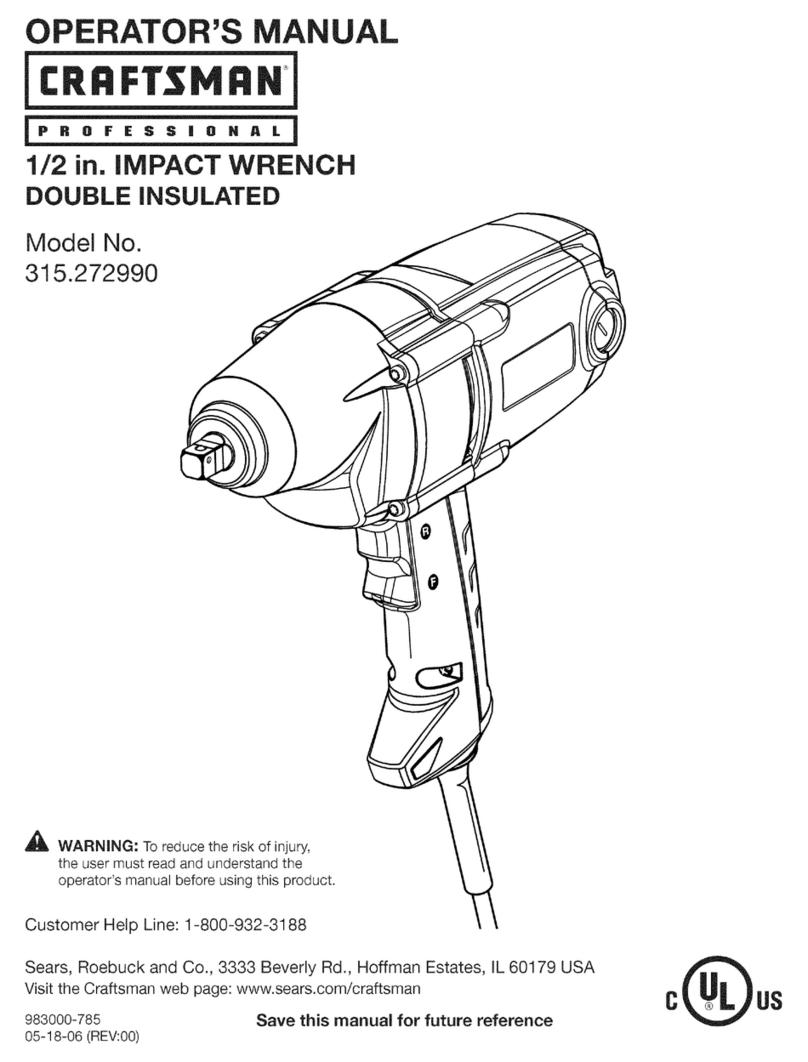 Craftsman 315.272990 User manual
