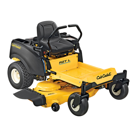 Cub Cadet RZT 50 (w/50" Mower Deck) User manual
