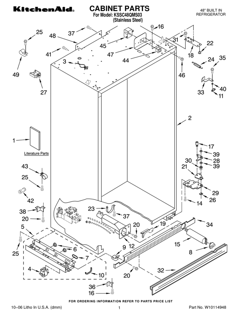 KitchenAid KSSC48QMS03 User manual