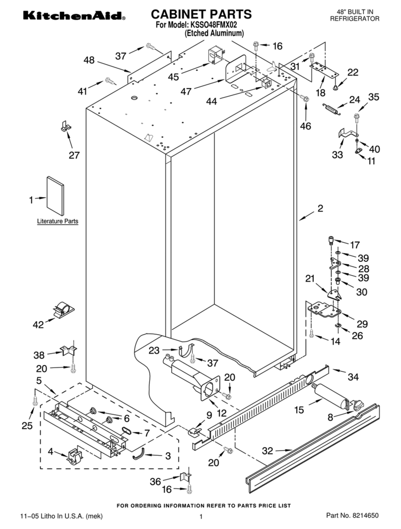 KitchenAid KSSO48FMX02 User manual KitchenAid KSSO48FMX02 User manual