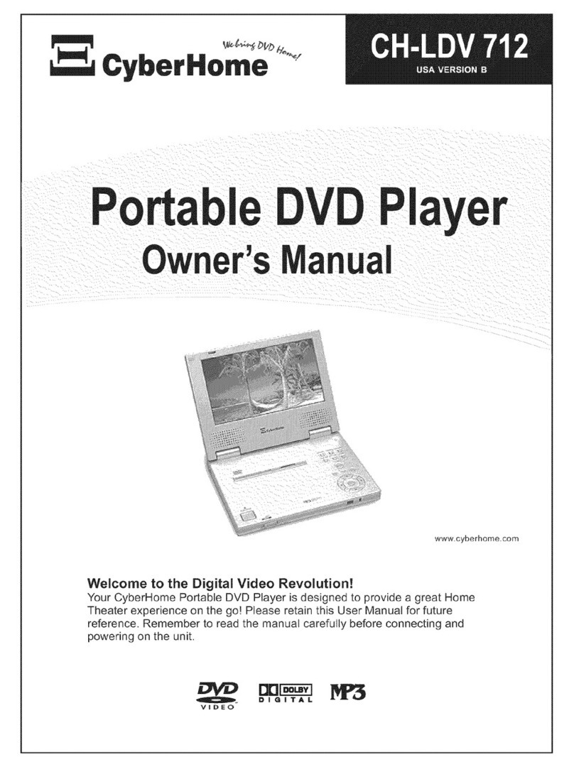 CyberHome Cyber Home CHLDV712 User manual