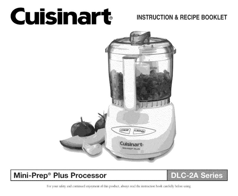 Cuisinart DLC-2A Series Operational manual