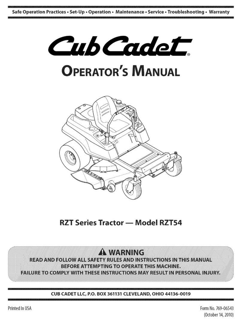 Cub Cadet 17WI2ACK056 User manual