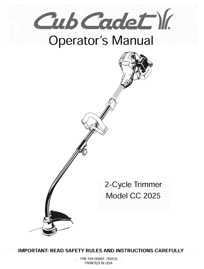 Cub Cadet CC 2025 User manual