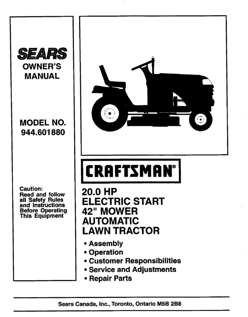Craftsman 944.601880 owner's manual