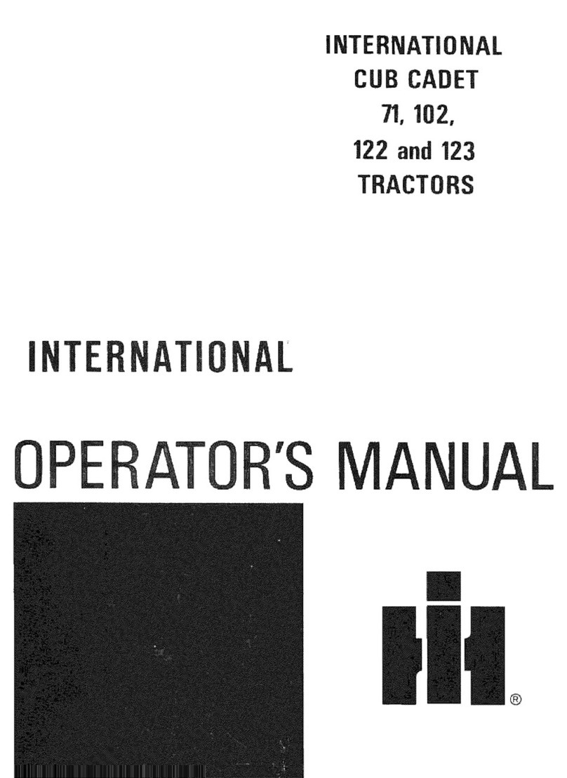 International Harvester Company International 102 Operator's manual