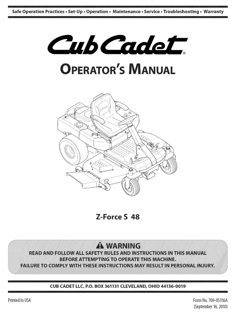 Cub Cadet 17AI5BHB056 User manual