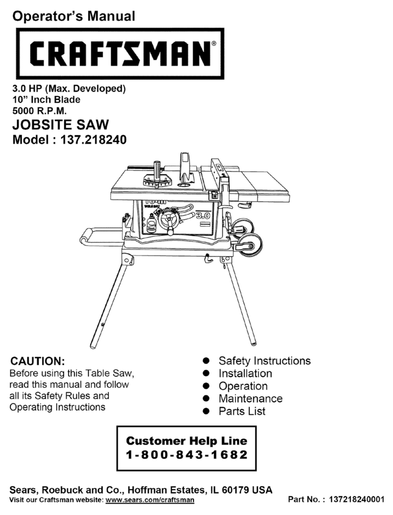 Craftsman 137.218240 User manual