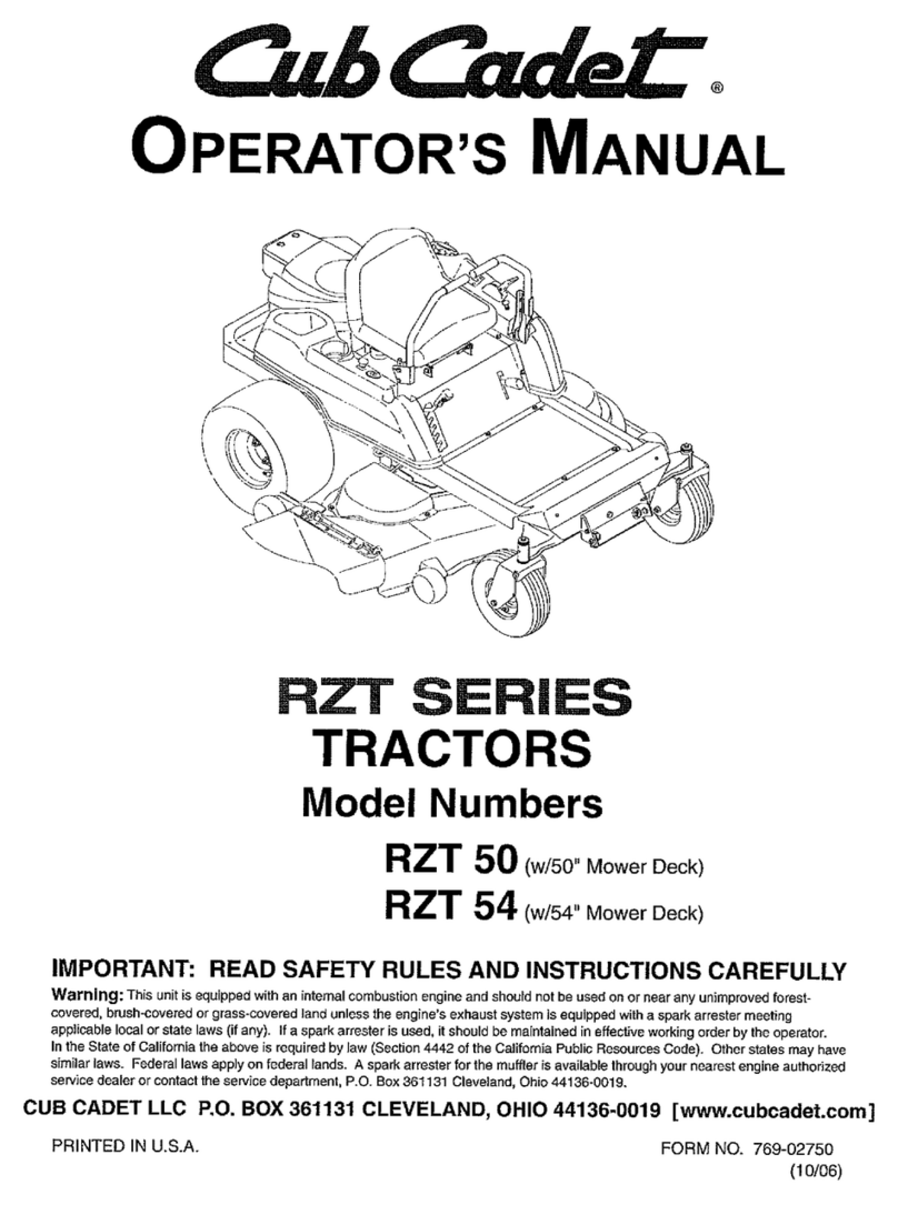 Cub Cadet 17AI2ACP756 User manual