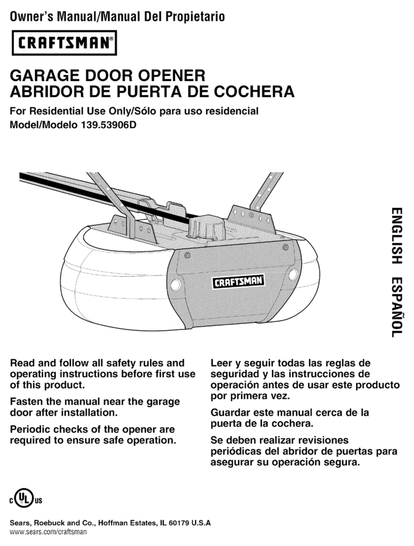Craftsman 139.53906D owner's manual