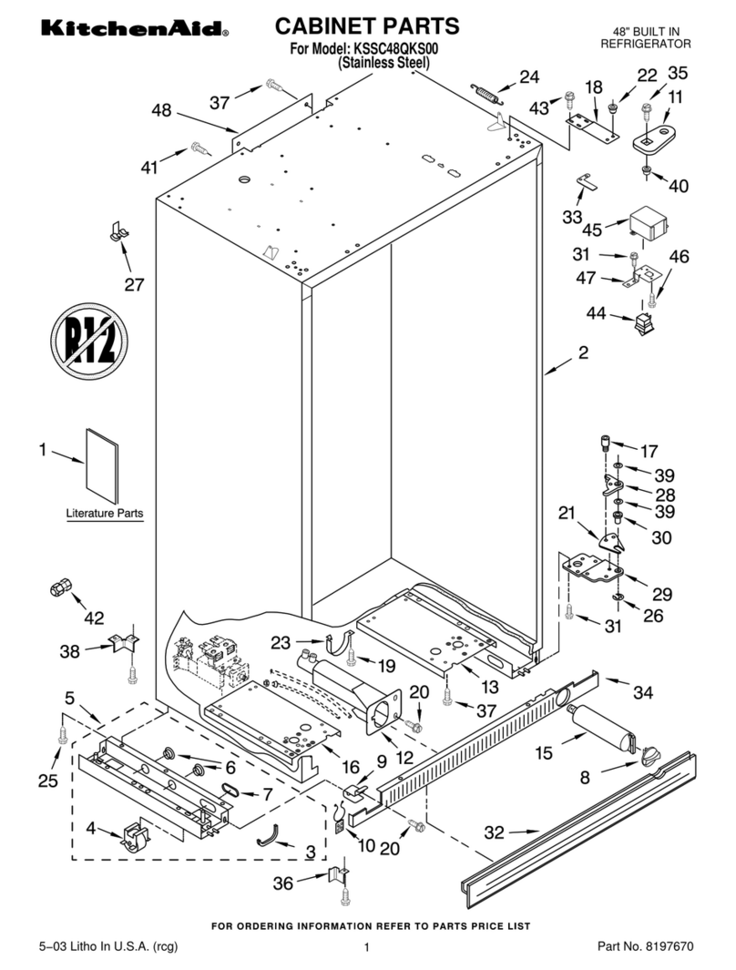 KitchenAid KSSC48QKS00 User manual