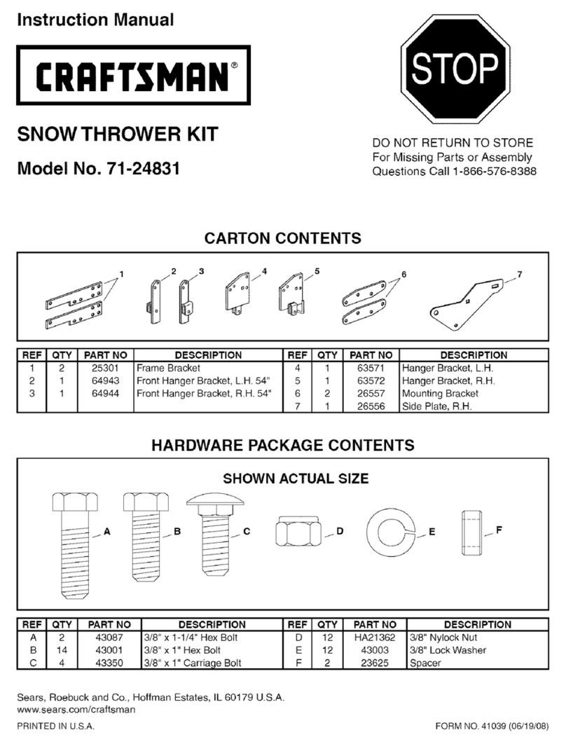 Craftsman 71-24831 instruction manual
