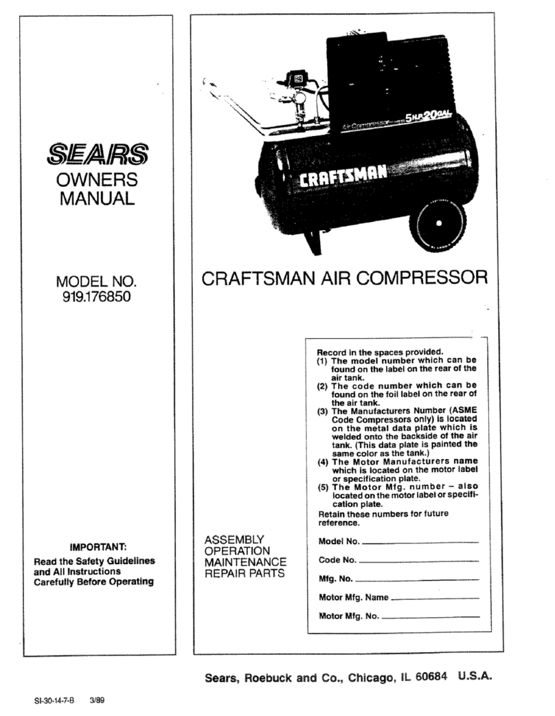 Craftsman 919.176850 User manual Craftsman 919.176850 User manual