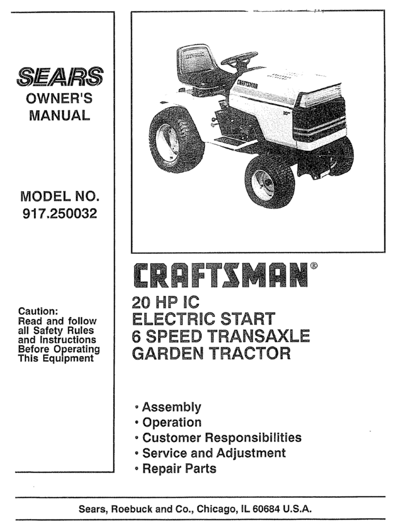 Craftsman 917.250032 owner's manual