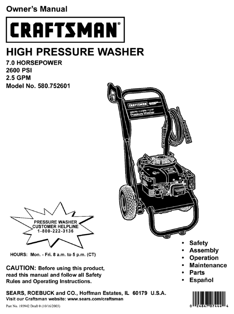 Craftsman 580.752601 owner's manual