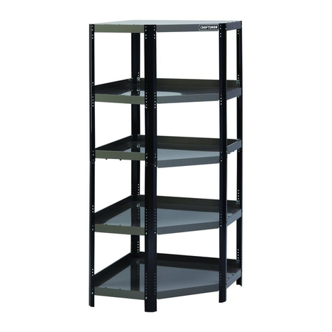 Craftsman CORNER SHELVING UNIT User manual