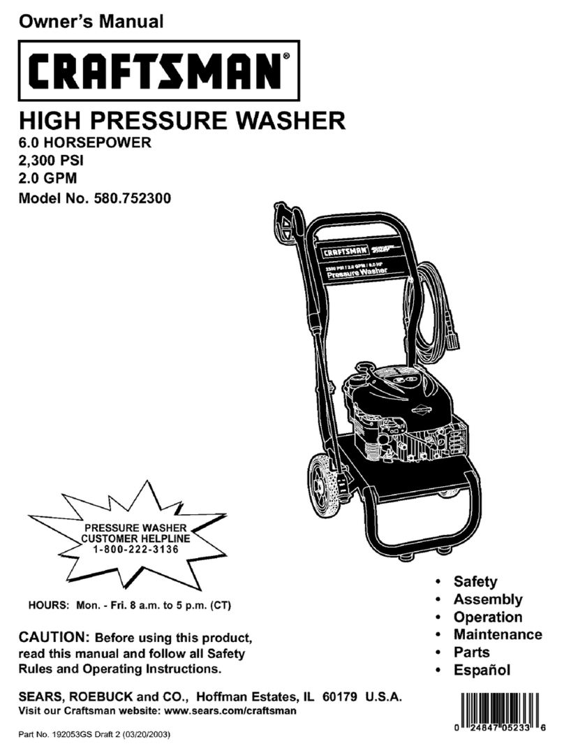 Craftsman 580.752300 User manual