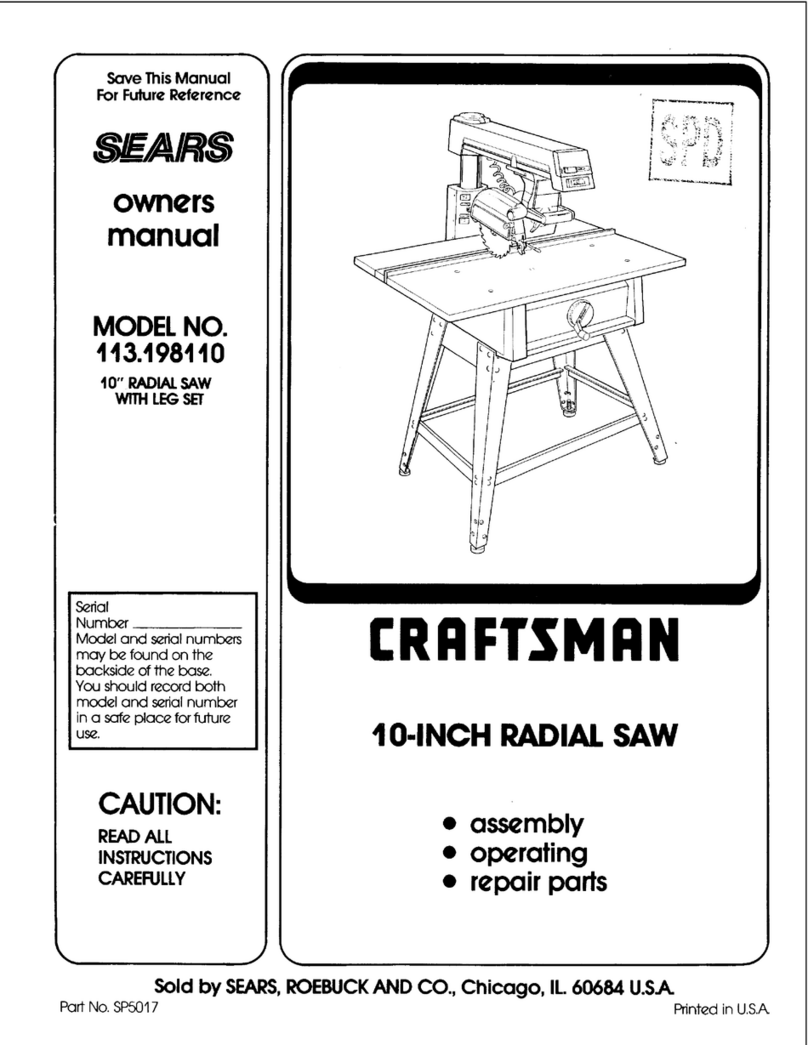 Craftsman 113.198110 User manual