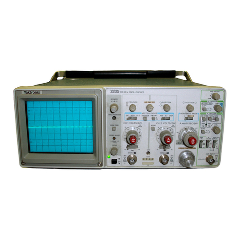 Tektronix 2235 User manual