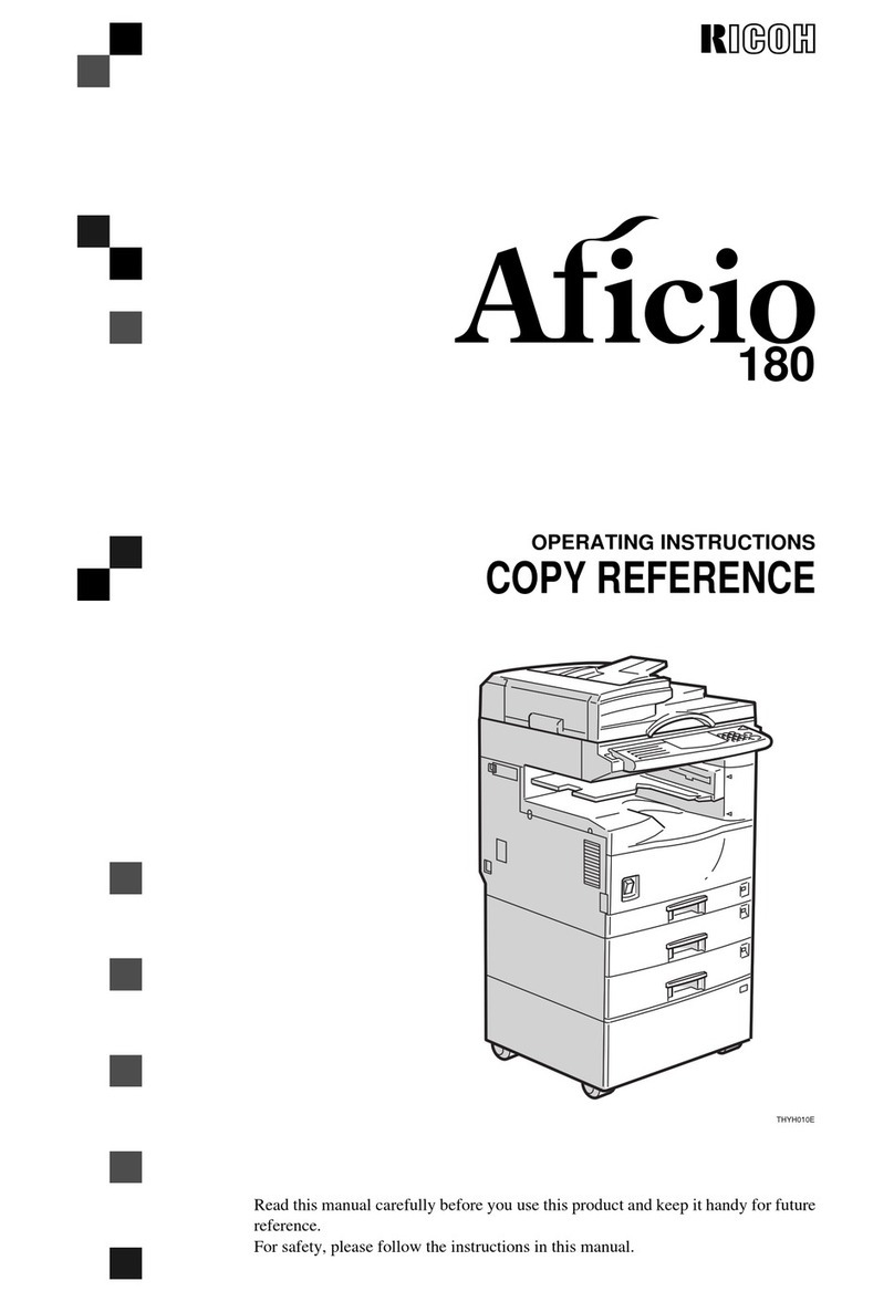 Ricoh Afico 180 User manual