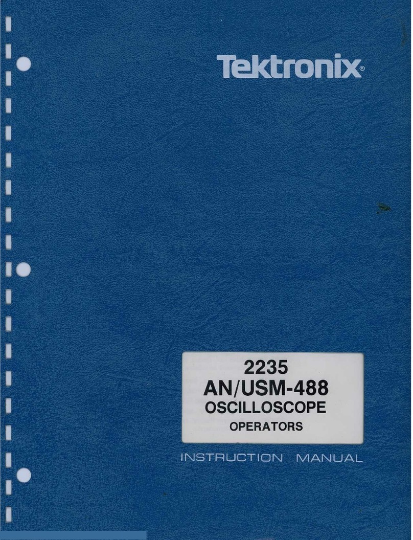 Tektronix 2235 User manual