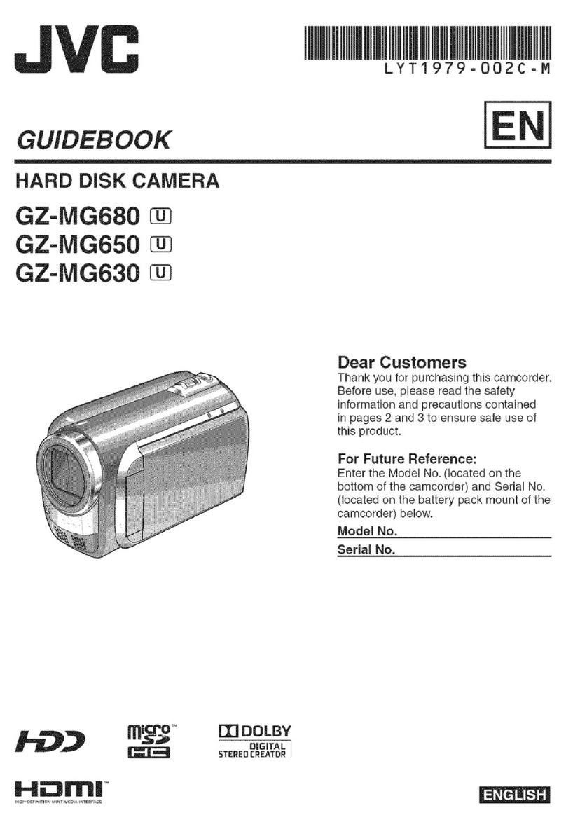 JVC Everio GZ-MG630 Manual