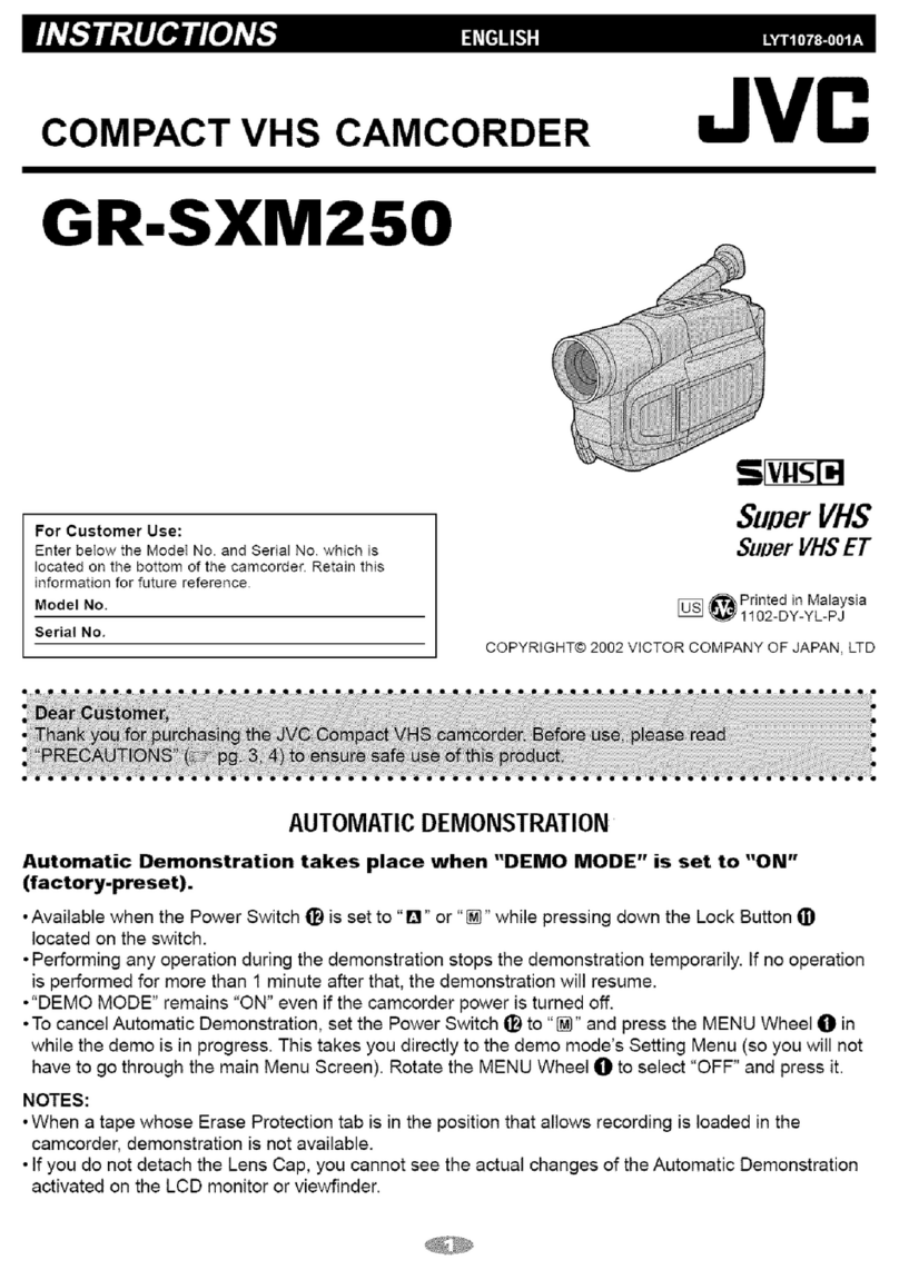 JVC GR-SXM250 User manual
