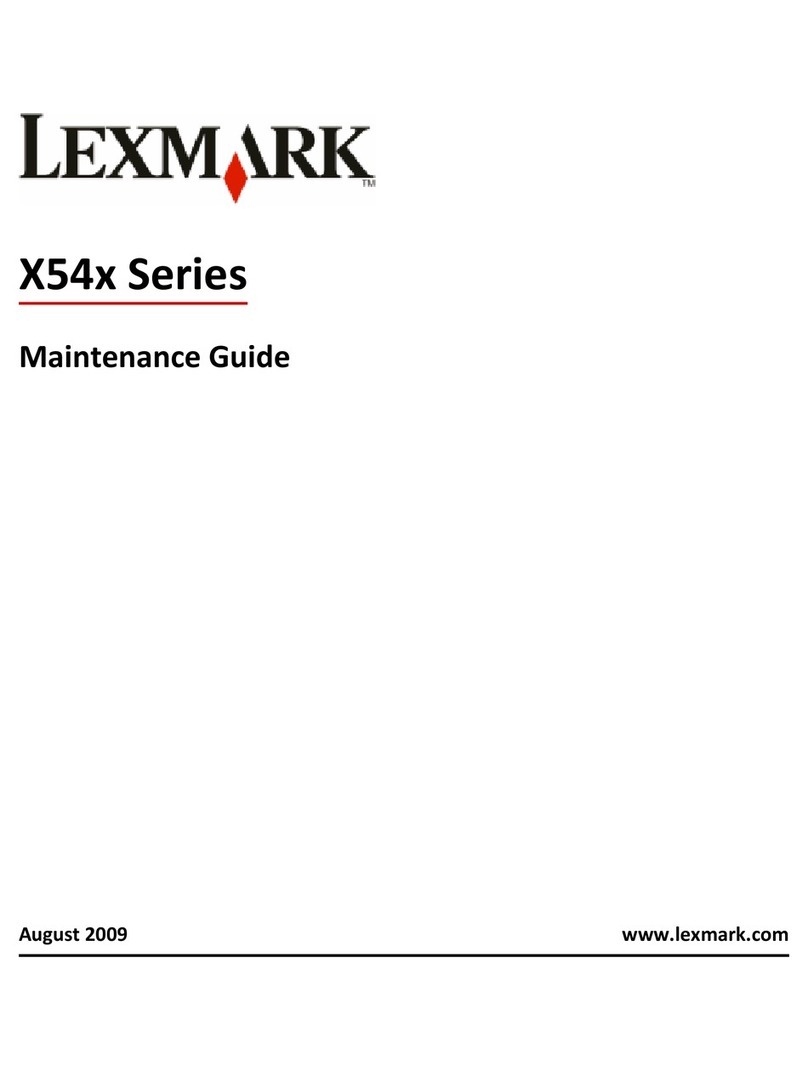 Lexmark X544 Operating manual