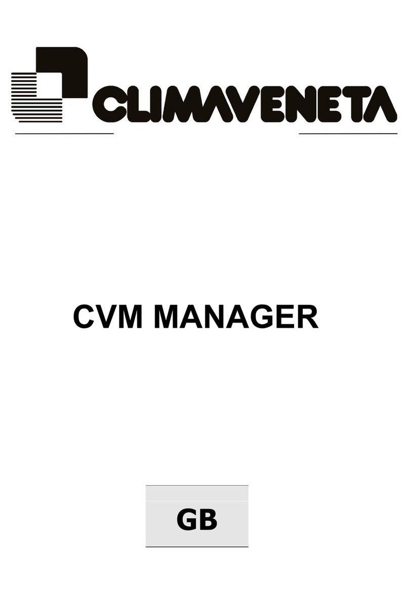 CLIMAVENETA CVM Manager User manual