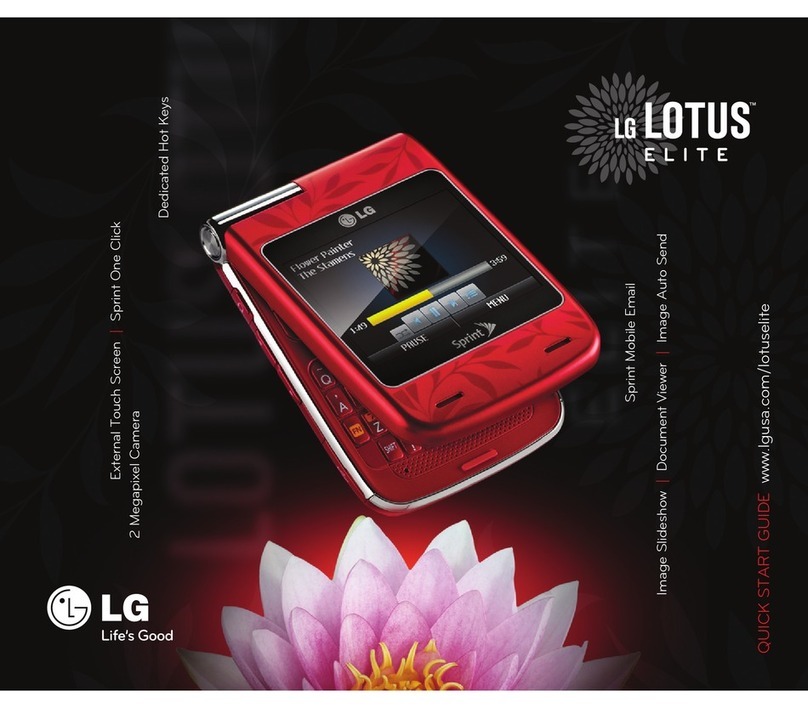 LG LX610 Black quick start guide