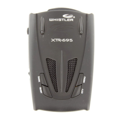Whistler TOTAL BAND PROTECTION XTR-690 owner's manual