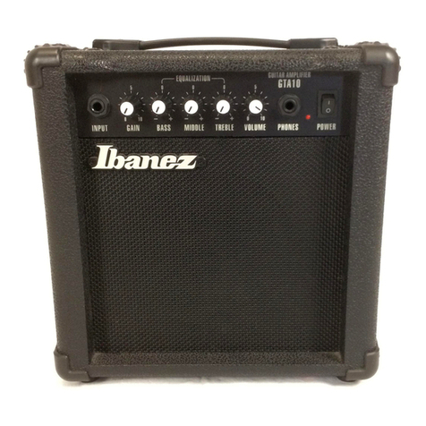 Ibanez GTA10 owner's manual