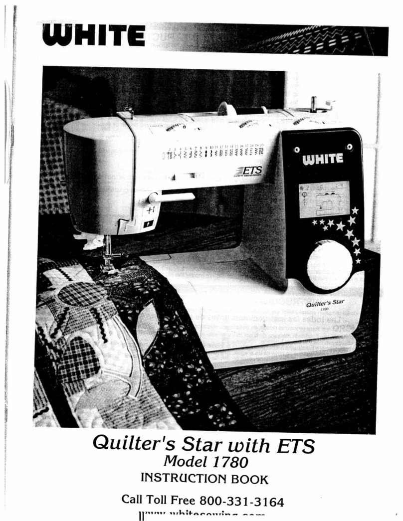 White Quilter's Star 1780 User manual