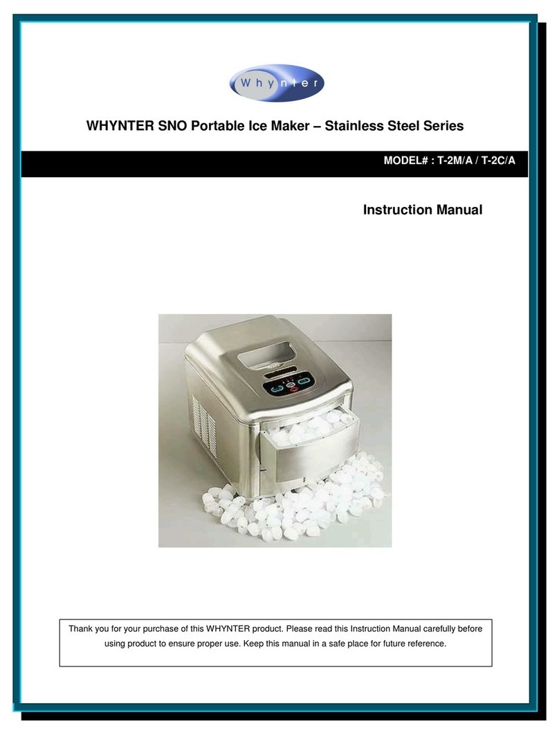 Whynter T-2M/A instruction manual