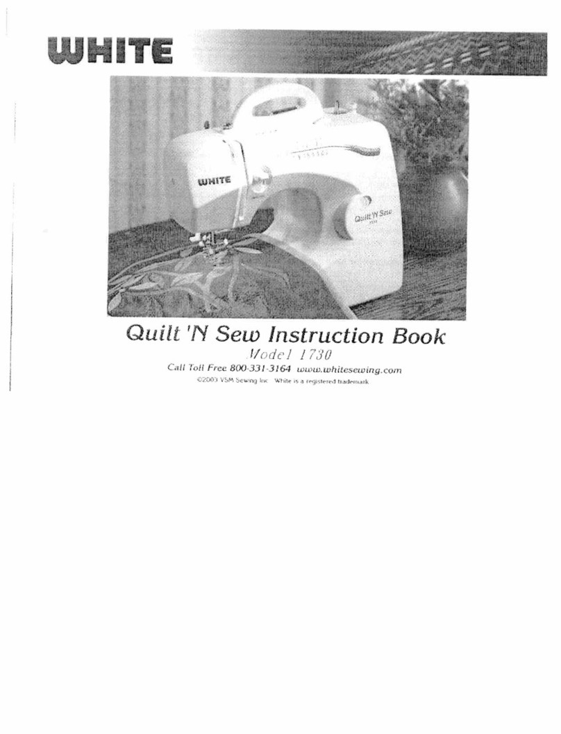 White 1730 Instruction book White 1730 Instruction book