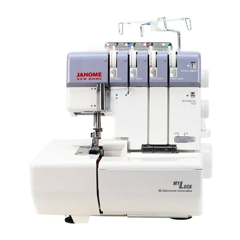 White SUPERLOCK 634D User manual