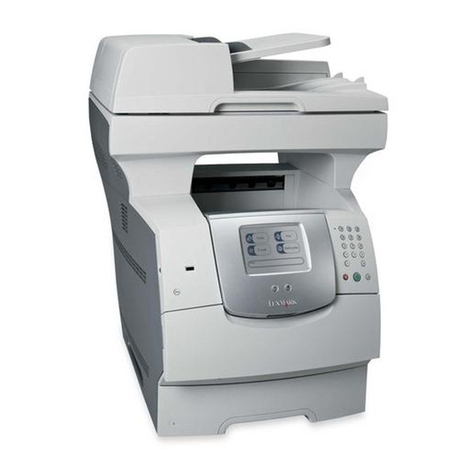 Lexmark X642E - X642E Use and care manual