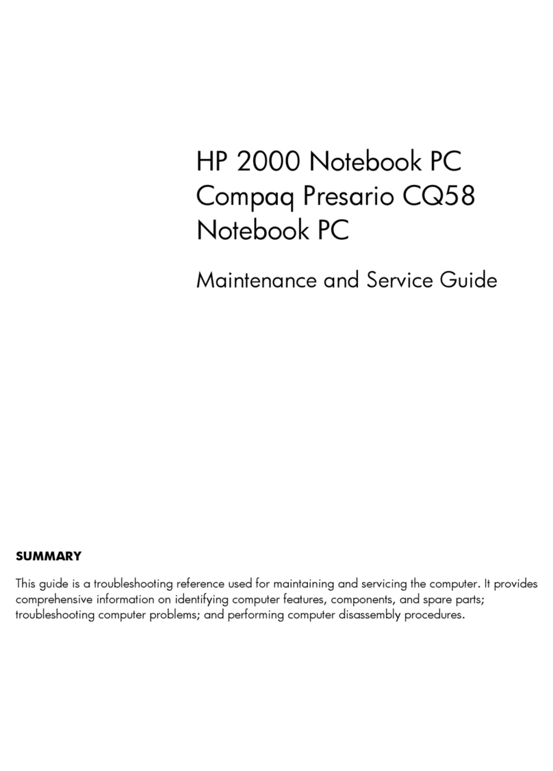 HP CQ58-bf0 Manual